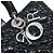 Christian Dior Canage Hand Bag Enamel 2way Black Silver - vista 10