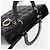 Christian Dior Canage Hand Bag Enamel 2way Black Silver - vista 6