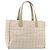 CHANEL New Travel Line Tote Bag Nylon Beige Gold CC