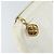 CHANEL Bolso de Hombro con Cadena de Piel de Cordero Blanco Oro CC - vista 19