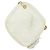 CHANEL Bolso de Hombro con Cadena de Piel de Cordero Blanco Oro CC - vista 2