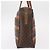 Céline CELINE Macadam Canvas Handtasche PVC Leder Braun Gold - Ansicht 4