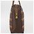 Céline CELINE Macadam Canvas Handtasche PVC Leder Braun Gold - Ansicht 5