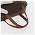 Céline CELINE Macadam Canvas Handtasche PVC Leder Braun Gold - Ansicht 8