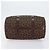 Céline CELINE C Sulky Boston Bag Canvas Brown - vue 5