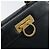 Salvatore Ferragamo Gancini Hand Bag Leather 2way Navy Gold - vista 19