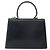 Salvatore Ferragamo Gancini Hand Bag Leather 2way Navy Gold - vista 2