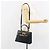 Salvatore Ferragamo Gancini Hand Bag Leather 2way Navy Gold - vista 25