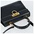 Salvatore Ferragamo Gancini Hand Bag Leather 2way Navy Gold - vista 6