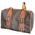 Borsa da viaggio Yves Saint Laurent in tela monogram Marrone Nero