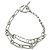 Hermès Pulseira Hermes Chaine d'Ancre Punk LG Prata