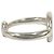 Ring Hermès Anel Sellier Hermes Prata Dourado - vista 5
