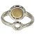 Ring Hermès Anel Sellier Hermes Prata Dourado - vista 6