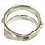 Hermès Hermes Mini Clou Doppelring Silber - Ansicht 6