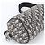 Borsa a tracolla in pelle Christian Dior Dior Oblique Roller Nero - vista 4