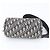Borsa a tracolla in pelle Christian Dior Dior Oblique Roller Nero - vista 6