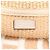Bolso Cesta de Rafia Jimmy Choo Beige - vista 8