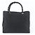 Borsa Tote Gucci Bamboo GG in nylon e pelle Nero - vista 3