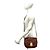 Céline CELINE Starball Circle Logo Schultertasche aus Leder Rot Bordeaux - Ansicht 3