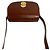 Céline CELINE Starball Circle Logo Schultertasche aus Leder Rot Bordeaux - Ansicht 4