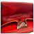 Céline CELINE Starball Circle Logo Schultertasche aus Leder Rot Bordeaux - Ansicht 9