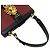 PRADA Cahier Schultertasche Schwarz Rot Bordeaux - Ansicht 4