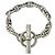 Hermès Pulsera de Dijes Hermes Vintage Chaine d'Ancre PM Plata