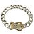 Hermès Hermes Vintage Boucles Sellier PM Kombinationsarmband Silber Golden