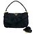 Bolso de mano Prada Tessuto Pocono Black Negro