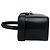 Céline Celine Vintage Starball Logo Hardware Lederhandtasche Schwarz - Ansicht 5