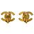 Chanel Vintage Coco Mark Gold Earcuff Ohrring Golden - Ansicht 5