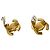 Chanel Vintage Coco Mark Gold Earcuff Ohrring Golden - Ansicht 6