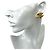 Orecchini a clip Chanel Vintage Coco Mark Gold D'oro - vista 2