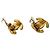 Orecchini a clip Chanel Vintage Coco Mark Gold D'oro - vista 7