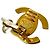 Orecchini a clip Chanel Vintage Coco Mark Gold D'oro - vista 3