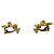 Orecchini a clip Chanel Vintage Coco Mark Gold D'oro - vista 5