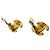 Orecchini a clip Chanel Vintage Coco Mark Gold D'oro - vista 7