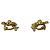 Orecchini CHANEL Vintage Coco Mark GP D'oro - vista 5