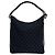 Gucci Tote aus Leder und Canvas mit GG Logo Muster Schwarz - Ansicht 3