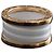 Bulgari Anello B.zero1 in ceramica bianca e oro giallo Bianco D'oro