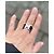 Ring Anillo Hermès "H" en plata y piel negra Negro Multicolor - vista 4