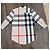Camisa Túnica em Algodão Burberry Brit Check Preto Vermelho Bege Cinza - vista 6