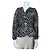 Autre Marque Blazer Elegance Paris Estampado Abstracto Blanco y Negro