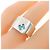 Hermès Candy Ring Silber und Türkis - Ansicht 5