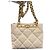 Chanel Small Shopping Bag aus gestepptem Lammleder Weiß - Ansicht 16