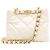 Chanel Small Shopping Bag aus gestepptem Lammleder Weiß - Ansicht 2