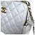 Bolsa Bowling Chanel em couro de bezerro envelhecido branco - vista 14