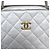 Bolsa Bowling Chanel em couro de bezerro envelhecido branco - vista 15