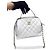 Bolsa Bowling Chanel em couro de bezerro envelhecido branco - vista 4