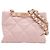 Timeless Borsa Shopping Tote Chanel CC Logo Matelasse Lambskin Chain Rosa